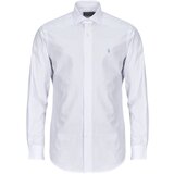 Polo Ralph Lauren CHEMISE COUPE DROITE EN POPELINE MICRO MOTIF Bijela cijene