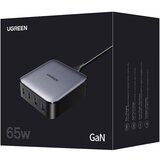 Ugreen ŁADOWARKA SIECIOWA CD327 NEXODE, 2X USB-C, 2X USB-A, GAN, 65W (SZARY), (5000062431) | Shoptok.si