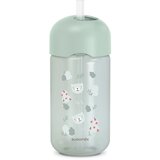 Suavinex Wild & Free Bottle steklenička s slamico Green 18m+ 340 ml | Shoptok.si
