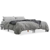  Okvir za krevet boja hrasta 150x200cm konstruirano drvo i metal | shoptok.hr