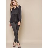 Premium Blouse ONE with wide frill black | Eponuda.ba