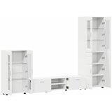  Set TV komoda FLORIN 3 kom. Bijelo Konstruirano drvo | shoptok.hr