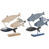 Okrasna Figura DKD Home Decor 53 x 9 x 45 cm Naraven Modra Zlat Spirale Sredozemsko (2 kosov) Cene