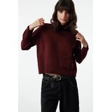 TRENDYOLMILLA ženski duks Twoaw25Kz00107, Bordeaux-Burgundy | Eponuda.com