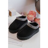 Boto Children's Slip-on Slippers Insulated Black Olivane | Shoptok.si