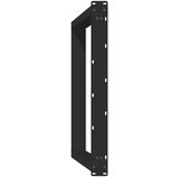 vidaXL noge za jedilno mizo u-oblika 2 kosa črna 100x(72-73) cm jeklo | Shoptok.si