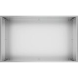  Vrtna saksija Srebrna 50 x 40 x 75 cm Pocinčani čelik | shoptok.hr