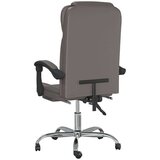  Uredski naslonjač od umjetne kože sivi | shoptok.hr