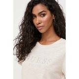 Guess Pamučna majica boja: bež | shoptok.hr