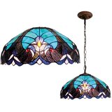 Brilagi Tiffany vitražni luster na lancu CORAL 1xE27/60W/230V prečnik 40 cm | Eponuda.com