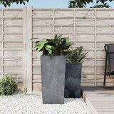 Maison Chic korito - Lonček za rože z odstranljivo notranjostjo sivo 21/49 L PP beton, (22057429) | Shoptok.si