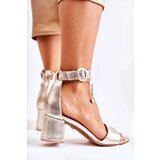 Maciejka Leather High Heel Sandals | Shoptok.si