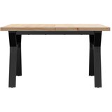  Stolić za kavu Y-oblika 80x80x45,5 cm od borovine i čelik | shoptok.hr