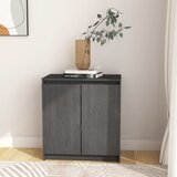 vidaXL Bočni ormarić sivi 60 x 36 x 65 cm od masivne borovine Cijene