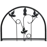 Stalak za biljke s 3 razine crni 52 x 28 x 128 cm željezni