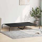  Povišeni krevet za pse crni 150x90x20 cm Oxford tkanina i čelik | Shoptok.si
