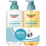 EUCERIN® BOX AtopiControl losion za telo i ulje za kupanje 400ml + 400ml Cene