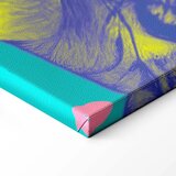  Slika - Colorful Tiger - Intense Colors of a Tiger Surrounded by Tropical Plants 40x60 Na talijanskom platnu | shoptok.hr