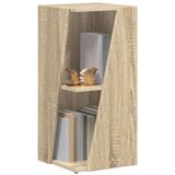  Stranski polic Sonoma hrast 33 x 32 x 70,5 cm Konstruiran les, (5000200843) | Shoptok.si