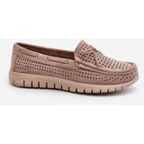 VINCEZA Women's Beige Loafers With Bow Reece | shoptok.hr