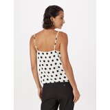 River Island Top črna / bela | Shoptok.si