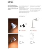  redo 01-1556 - podna lampa mingo 1xE27/42W/230V bela | Eponuda.com