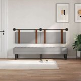  Držeće uzglavlje Zidne Oblačnosiva 190 x 55 x 5 cm Antikni PU - Siva boja oblaka 180 cm bez LED | shoptok.hr