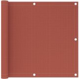 vidaXL Balkonsko platno terakota 90x500 cm HDPE Cene