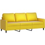  3-dijelni set sofa s jastucima žuti baršunasti | shoptok.hr