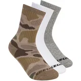 3Pk Boys Youth Crew Camo Socks čarape