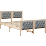  Konstrukcija postelje Svetlo siva 120 x 200 cm blago, (5000084367) | Shoptok.si