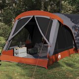  Obiteljski šator Siva i narančasta 550 x 555 x 208 cm - Siva i narančasta | shoptok.hr