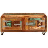  Stolić za kavu od masivnog obnovljenog drva 85 x 55 x 40 cm | Eponuda.com