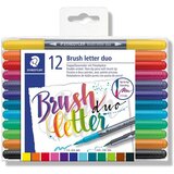 Staedtler Flomaster Brush Letter Duo, obostrani, 12 komada | shoptok.hr