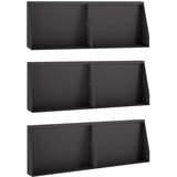  Zid za zadržavanje 6 kom. 60 x 12 x 40 cm Čelik Crna | shoptok.hr