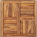 vidaXL Stolna ploča od masivne tikovine 70 x 70 x 2 5 cm | shoptok.hr