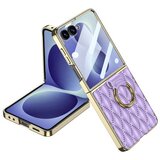  Futrola rhombus za samsung f776b galaxy z flip 8 5g ljubicasta (gkk case) ( F126157 ) Cene