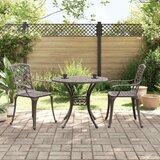  Bistro garnitura 3-delna bronasta liti aluminij | Shoptok.si