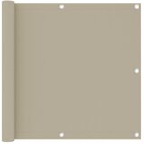 Balkonski Balkonsko platno bež 90x500 cm oksford blago, (20609856) | Shoptok.si