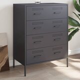vidaXL Komoda antracitna 68x39x89 cm jeklo Cene