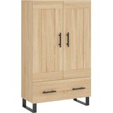  Visoka komoda boja hrasta 69,5 x 31 x 115 cm konstruirano drvo | shoptok.hr