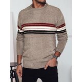 DStreet Sweter męski w paski brązowy Cijene