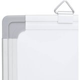  Magnetna bijela ploča sklopiva 120 x 80 x 1,7 cm aluminijska | shoptok.hr