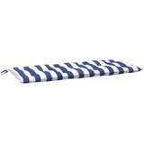  Jastuci za vrtnu klupu 2 kom plavo-bijeli prugasti 120x50x7 cm | Eponuda.com