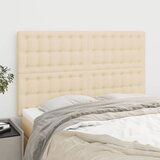 vidaXL Uzglavlja 4 kom krem 72 x 5 x 78/88 cm od tkanine Cijene