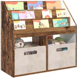  Polica za knjige za djecu Staro drvo 72,5 x 29,5 x 69 cm | shoptok.hr