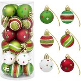  Set božićnih kuglica 72 kom. Ø 3 cm Plastika | shoptok.hr