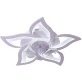 Nettlife LED stropni ventilator z močjo 48 W, daljinskim upravljalnikom, zatemnilnim, 3 barvnimi temperaturami, časovnikom, 6 hitrostmi, bel, (5000238749) Cene