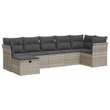  7-dijelni set vrtnih sofa svjetlosivi od poliratana | shoptok.hr