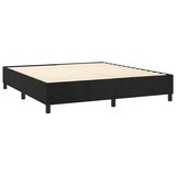  Krevet s oprugama i madracem crni 180x200 cm baršunasti | shoptok.hr